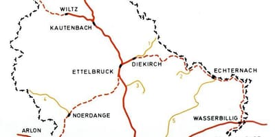 La carte de Luxembourg gare